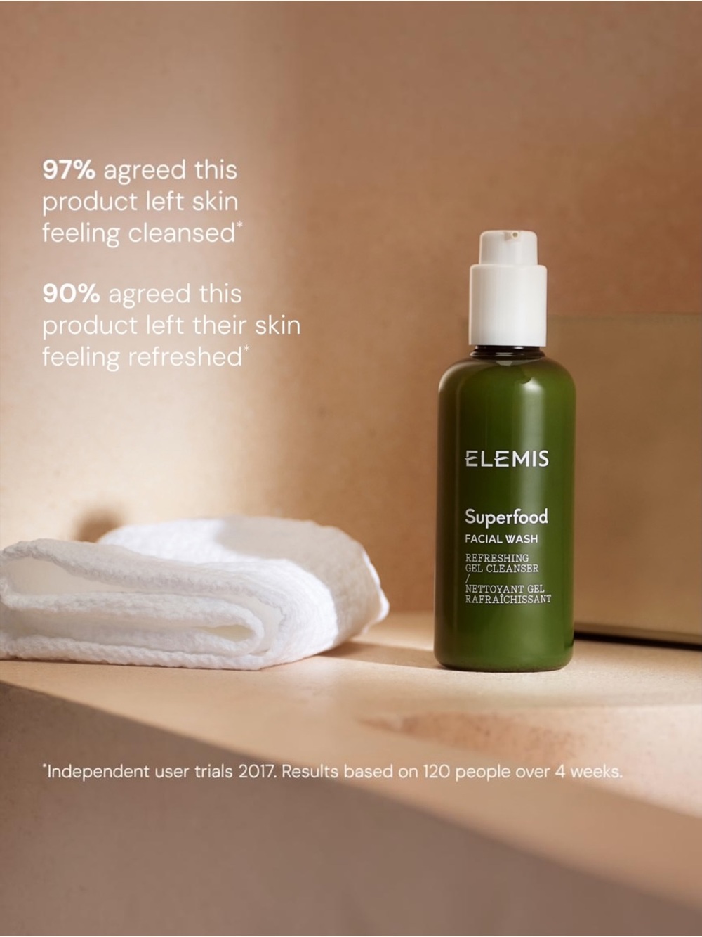 New! Elemis Superfood Facial Wash Prebiotic Superfood Gel Cleanser Travel Size - Picture 3 of 5